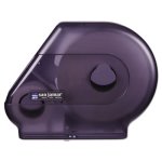 San Jamar Toilet Paper Dispenser w/Stub Roll, Black Pearl (SJMR6500TBK)