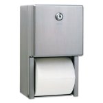 Bobrick Stainless Steel Dual Roll Toilet Paper Dispenser (BOB2888)