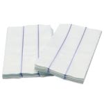 Cascades Linen Replacement Towels, White/Blue, 13 x 24, 72 Towels (CSDW930)