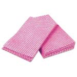 Cascades Busboy Foodservice Towels, Pink/White, 12 x 24, 200 Towels (CSDW900)