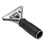 Unger Pro Stainless Steel Squeegee Handle with Black Rubber Grip (UNGPR00)