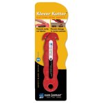 Safety Klever Kutter, Utility Blade, Stainless Steel, 3 Cutters (SAN KK403)