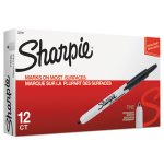 Sharpie Retractable Permanent Marker, Fine Point, Black, Dozen (SAN32701)