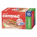 Diversey Cryovac Sandwich Bags, Clear, 6 1/2" x 5 7/8", 1080/CT (DVO100946906)