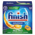 Finish Dish Detergent Gelpacs, Orange Scent, 54 Gelpacs (RAC81181)