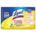 Lysol Disinfecting Wipes, Lemon and Lime Blossom, 3 Canisters (RAC84251)