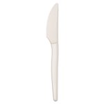 Plant Starch Cutlery, Cream Colored, 1,000 Knives (ECP EP-S001)
