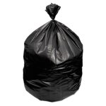 GEN 60 Gallon Black Garbage Bags, 38x58, 1.2mil, 100 Bags (GEN385815)