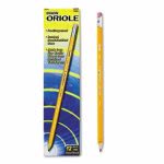 Dixon Woodcase Presharpened Pencil, HB #2, Yellow Barrel, 12 Pencils (DIX12886)