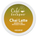 Café Escapes Chai Latte K-Cups, 24/Box (GMT6805)