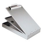 Saunders Aluminum Storage Clipboard, 1" Capacity, 8 1/2 x 12 (SAU21017)
