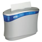Kleenex Reveal Countertop Folded Towel Dispenser, Gray/Blue (KCC51904)