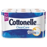 Kleenex Cottonelle Standard 1-Ply Toilet Paper Rolls, 48 Rolls (KCC 12456)