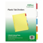 Avery Insertable 5-Tab Index Dividers, Letter, Assorted, 5 Dividers (AVE11465)