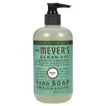 Mrs. Meyer's Clean Day Liquid Hand Soap, Basil, 12.5-oz, 6 Bottles (SJN651344)