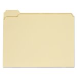 Universal Manila File Folders, 1/5 Cut Assorted, Letter, 100 Folders (UNV12115)