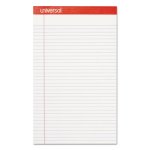 Universal Perforated Edge Writing Pad, Legal, White, 12 Pads (UNV45000)