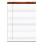 Tops Legal Pads, Legal Ruled, 8.5 x 11.75, White, 50/Pad, 12 Pads (TOP7533)