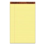 Tops Legal Perforated Pads, 8-1/2 x 14, Canary, 50 Sht Pads, 12 Pads (TOP7572)