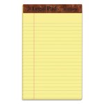 Tops Legal Pad Jr. Ruled Perforated Pads, 5 x 8, Canary, Dozen Pads (TOP7501)