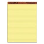 Tops Legal Pads, Legal Ruled, 8.5 x 11.75, Canary, 50/Pad, 12 Pads (TOP7532)