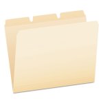 Pendaflex  Ready-Tab File Folder, 1/3 Cut Tab, Letter, Manila, 50/Box (PFX42336)