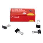 Universal Small Binder Clips, 3/8" Capacity, 36 Clips (UNV10200VP3)