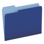 Pendaflex File Folder, 1/3 Top Tab, Letter, Navy Blue, 100 Folders (PFX15213NAV)