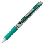 Pentel EnerGel RTX Roller Ball Retractable Gel Pen, Green Ink, Medium (PENBL77D)