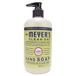Mrs. Meyer's Clean Day Hand Soap, Lemon Verbena, 12.5-oz Bottle (SJN651321EA)