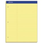 Ampad Evidence Law Ruled Pad, 8-1/2 x 11-3/4, Canary, 100 Sheets (TOP20245)