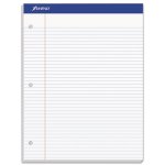 Ampad Dual Ruled Pad, Legal Rule, 8-1/2 x 11-3/4, White, 100 Sheets (TOP20244)