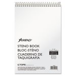Ampad Spiral Steno Book, Gregg Rule, 6 x 9, Green Tint, 80 Sheets (TOP25274)
