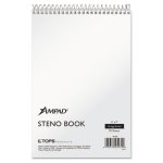 Ampad Spiral Steno Book, Gregg Rule, 6 x 9, White, 70 Sheets (TOP25472)