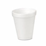 Dart 4-oz. Foam Hot and Cold Cups, White, 1,000 Cups (DCC 4J4)