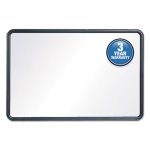 Quartet Contour Dry-Erase Board, Melamine, 24 x 18, White, Gray Frame (QRT7551)