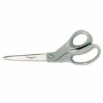 Fiskars Scissors, 8 in. Length, Stainless Steel, Bent, Gray (FSK01004250J)