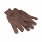 Boardwalk Jersey Knit Wrist Clute Gloves, One Size, Brown (BWK9)