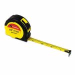 Great Neck ExtraMark Power Tape, 5/8" x 12ft, Steel, Yellow/Black (GNS95007)