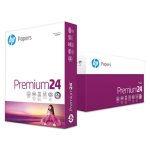 HP Premium24 Paper, 98 Bright, 24lb, 8-1/2 x 11, White, 500 Sheets (HEW112400)
