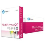 HP MultiPurpose20 Paper, 96 Bright, 8-1/2 x 11, White, 500 Sheets (HEW112000)