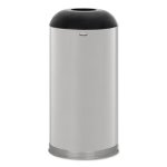 Rubbermaid European Drop-In 15 Gallon Dome Receptacle, Stainless (RCPR32SSSGL)