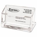 Kantek Acrylic Business Card Holder, Capacity 80 Cards, Clear (KTKAD30)
