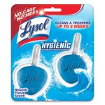 Lysol No Mess Automatic Toilet Bowl Cleaner, Spring Waterfall, 2 Pack (RAC83721)