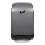 Kimberly-clark Scottfold Towel Dispenser, Plastic, Brushed Metallic (KCC39712)