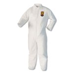 KleenGuard A40 Liquid and Particle Protection Coveralls, XL, White (KCC44304)