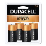 Duracell CopperTop Alkaline C Batteries, 4 Batteries (DURMN1400R4ZX17)