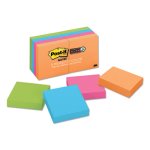 Post-it Notes Pads in Jewel Pop Colors, 90 - 2 x 2 Sheets, 8 Pads (MMM6228SSAU)