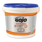 Gojo Fast Towels Hand & Surface Cleaning Wipes, 225 Wipes (GOJ629902EA)