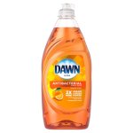 Dawn Ultra Antibacterial Dishwashing Liquid, Orange, 28-oz, 8 Bottles (PGC97318)